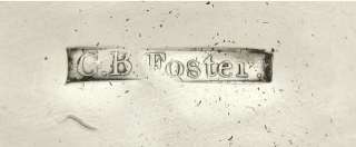 19th Century GB Foster Boston Coin Silver Cup Mug  