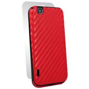   Fiber armor Full Body (Red) by BodyGuardz: Cell Phones & Accessories