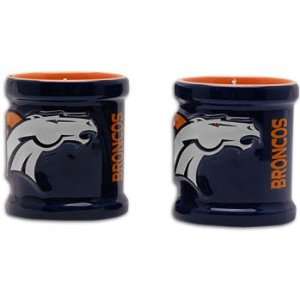  Broncos Xpres NFL Votive Candle Two Piece Set Sports 
