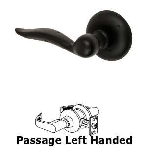   left handed lever with bronze round rosette in d