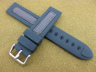 20mm Rubber Diver Strap Band for SEIKO Blue Red Black  