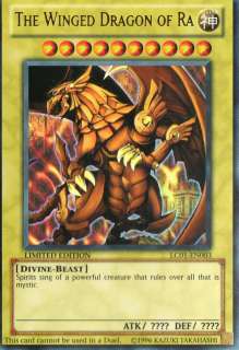 YuGiOh THE WINGED DRAGON OF RA EGYPTIAN god CARD ultra LC01 EN003 