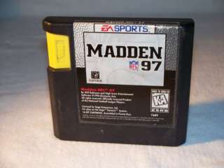 Sega Genesis Game: Madden NFL 97 014633076899  