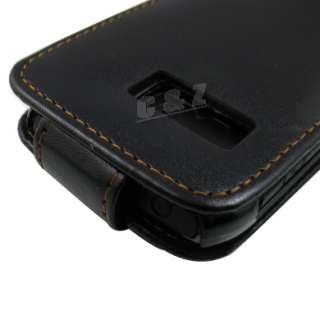 New Leather Case Pouch + LCD Film For NOKIA E6 c  