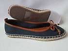  st john s bay navy canvas splash flat slip on shoes 9 medium 1 day 