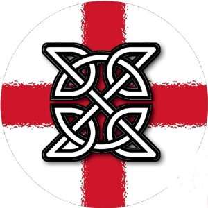  Pack of 12 6cm Square Stickers Celtic England Flag: Home 