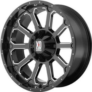 XD XD806 20x12 Black Wheel / Rim 6x135 & 6x5.5 with a  44mm Offset and 