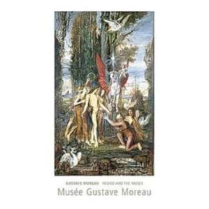  Hesoid Muses by Gustave Moreau 24x36
