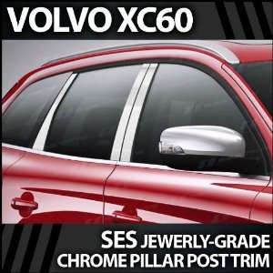 2010 2012 Volvo XC60 6pc. SES Chrome Pillar Trim Covers 