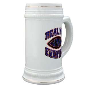   Stein (Glass Drink Mug Cup) Real Men Pray Every Day: Everything Else