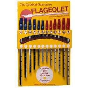  Set of 12 Generation Flageolets (Tin Whistles   6 Keys 