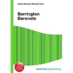  Barrington Baronets Ronald Cohn Jesse Russell Books