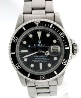 Rolex 1979 Submariner Vintage 1680 Stainless watch.  