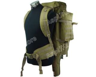 Airsoft Molle Extended Full Gear Dual Rifle Backpack TA  