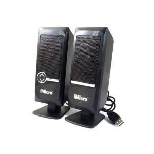    iMicro Pure USB Digital USB2.0 Speaker System (Black) Electronics