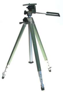 CAMERA TRIPOD GREEN COMPLETE COMPACT GOOD WORKING ORDER  