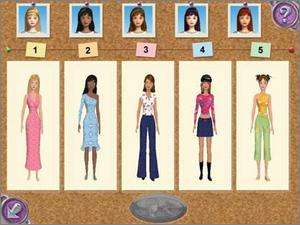 Barbie Fashion Show PC CD creat cool outfits girls game  