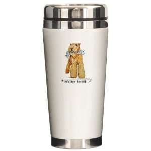  Lakeland Terrier Pets Ceramic Travel Mug by  