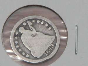 1848O Silver Half Dime US Coin New Orleans  