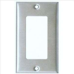   Products Stainless Steel Metal Wall Plates 1 Gang Decorator/GFCI 83110