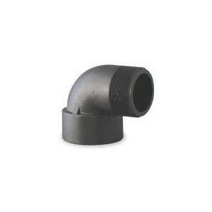  BANJO SL300 90 Street Elbow,90 Deg,3 In,Poly,Blk