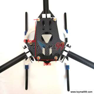 Aircraft Scorpio TriCopter Y3 Y3copter 3 Axis 3 Shaft Carbon Fiber 