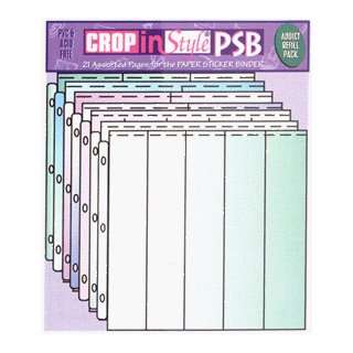  Crop In Style PSB Paper and Sticker 3 Ring Binder Refill 
