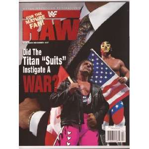 WWF RAW Wrestling Magazine November/December 1997: Brett Hart   The 