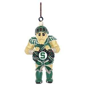   Michigan State Spartans NCAA Wreath Tree Ornament: Sports & Outdoors