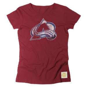  Colorado Avalanche Retro Sport Womens Bigger Better Logo 