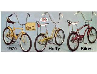 1970 Huffy Banana Seat Bikes Refrigerator Magnet  