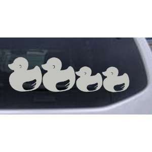  Silver 60in X 17.5in    Rubber Ducky Family Stick Family 
