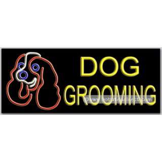 Dog Grooming Neon Sign  Grocery & Gourmet Food