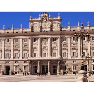 Palacio Real and Royal Guards on Parade, Madrid, Spain Photographic 