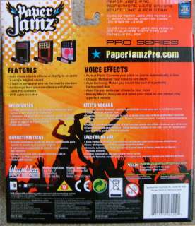 NEW Paper Jamz Red Microphone & Effects Amp Style 3 Paperjamz WowWee 
