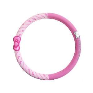  Hello Kitty Pink Mesh Steering Wheel Cover: Automotive