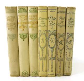 1930s Victor Hugo NOTRE DAME & others 7 Vintage books  