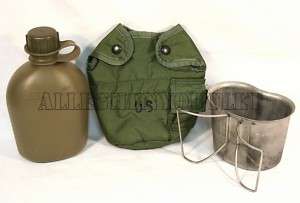 US ARMY USMC OD 1 Qt Hydration Canteen. Cover & CUP NEW  