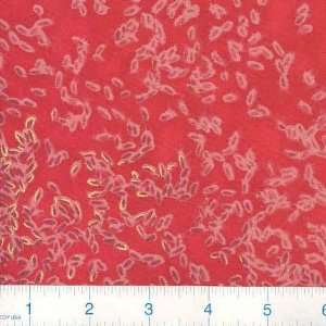  45 Wide Lonni Rossis Fragments Particles Red Fabric By 