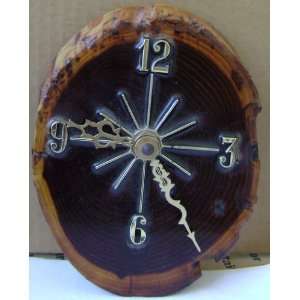   of a tree trunk to make clock body   Great for cabins Electronics