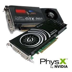  EVGA GeForce GTX 260 w/ 9800 GT Bundle Electronics