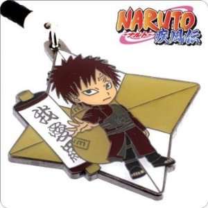  NARUTO Metal Ninja Star Netsuke Cell Phone Charm (Gaara 