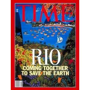  World Conservation Summit by TIME Magazine. Size 8.00 X 10 