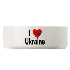  I Love Ukraine Love Large Pet Bowl by  Pet 