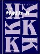 Saxon Math K 1st Edition, Homeschool Teachers Manual