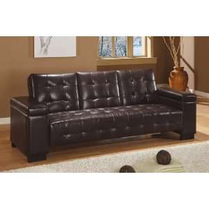 The Simple Stores Convertible Sofa Bed with Drop Down Console and 