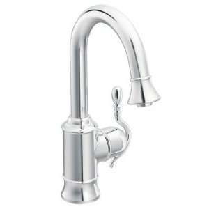  Moen Woodmere Single Handle Pull Out Kitchen Faucet 