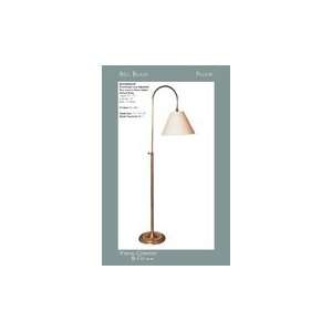  Bill Blass Down Bridge Loop Floor Lamp with Tissue Shade 