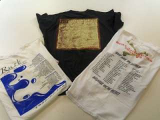 Vintage 1990s RUSH CONCERT T SHIRTS Thin Cotton Tee Shirts LOT 3 