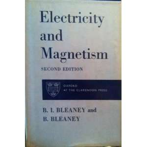  Electricity and Magnetism B.I & Bleaney, B Bleaney Books